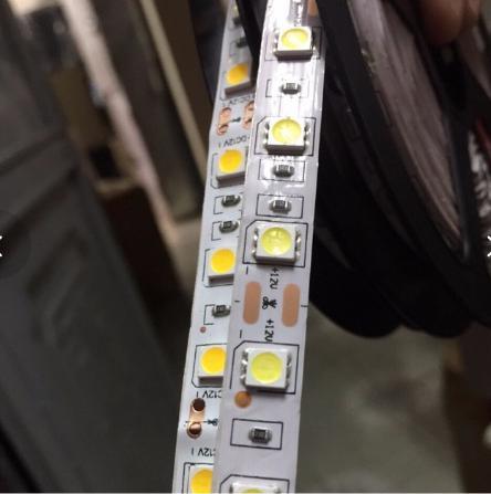 Dây đèn led 12v 5m/cuộn 5050 không chống nước