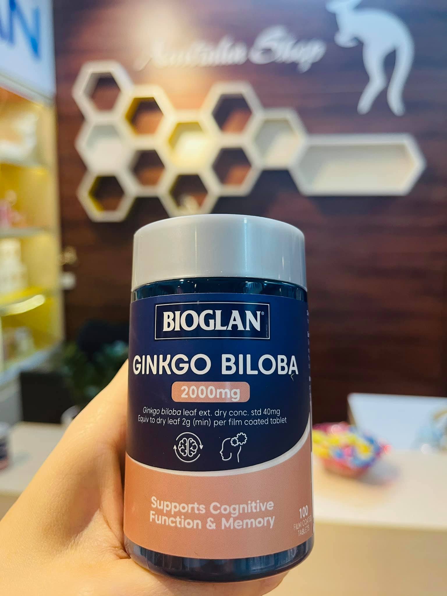 Bổ não Bioglan Ginkgo Biloba 2000mg