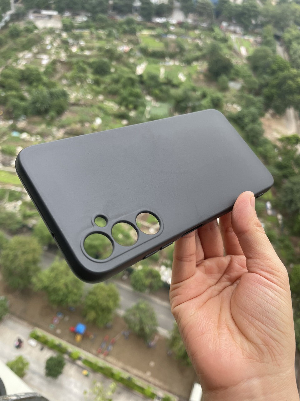 Ốp lưng dẻo Samsung Galaxy A05 , A05S khoét mắt camera ( đen)