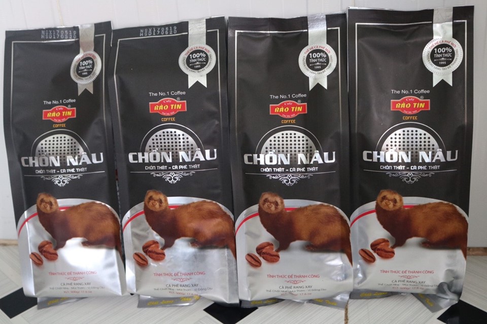 COMBO 2 GÓI CÀ PHÊ CHỒN NÂU HIỆU BẢO TÍN - GÓI 500gr