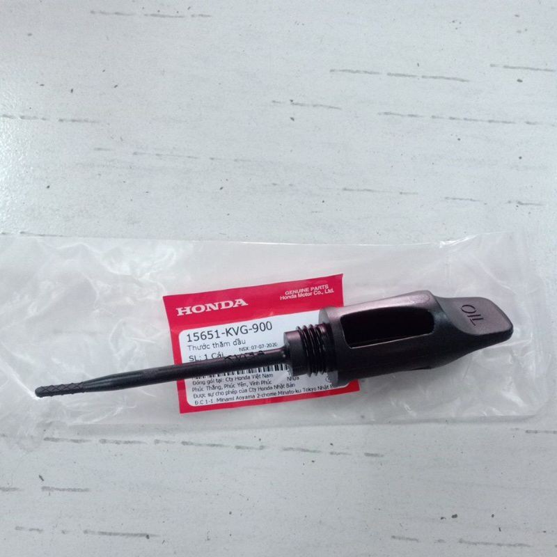 Ty nhớt, que thăm nhớt, ab 110 zin chính hãng honda