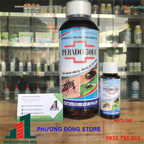 Thuốc diệt muỗi và côn trùng giá rẻ Perado 50EC - 100ml