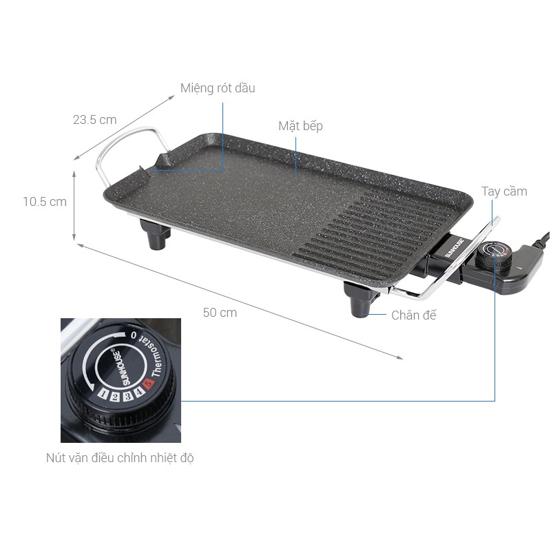 Bếp Nướng Điện Sunhouse Shd4607