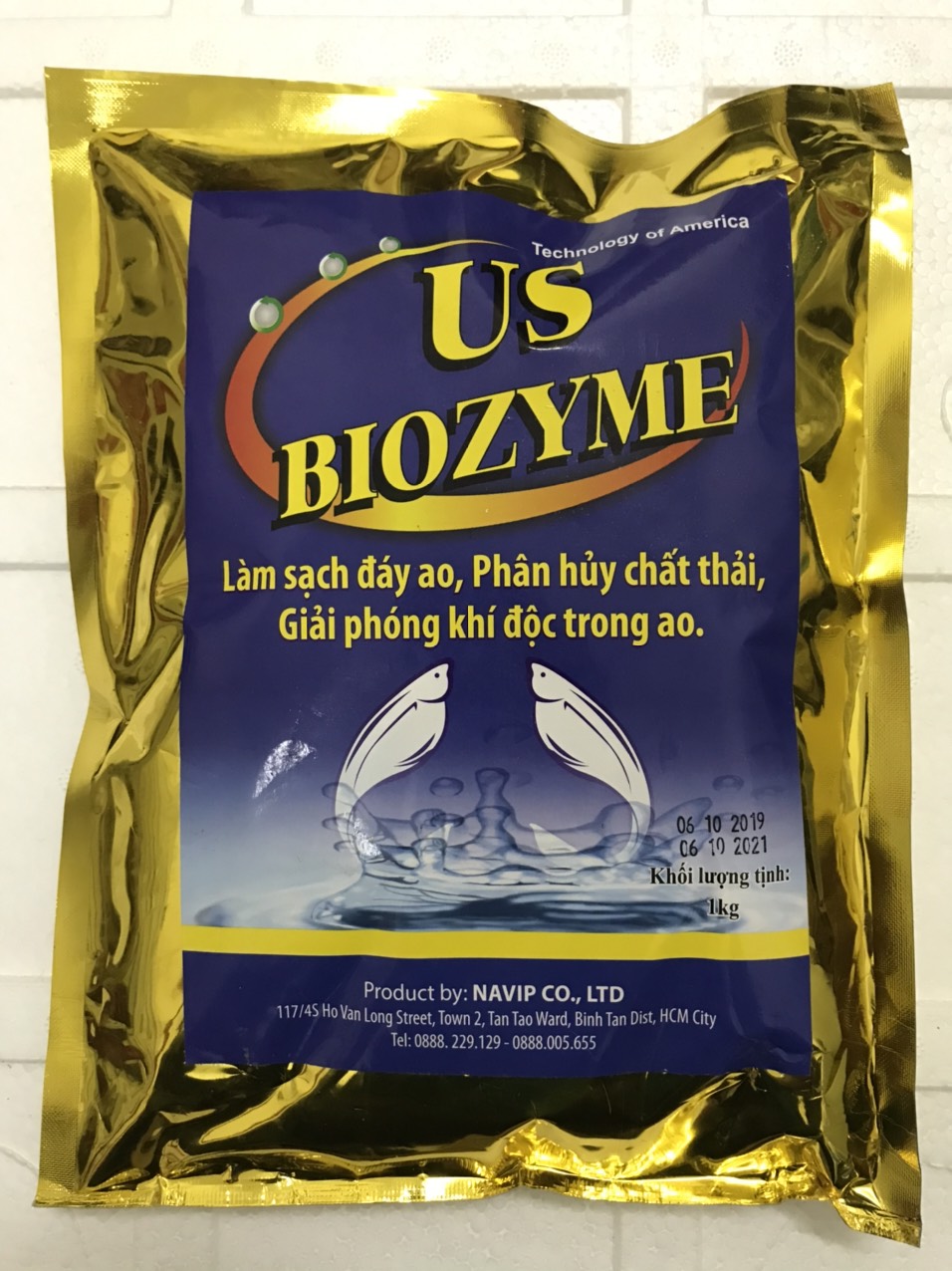 VI SINH SỬ LÝ  ĐÁY AO NUÔI TÔM, CÁ US- BIOZYME