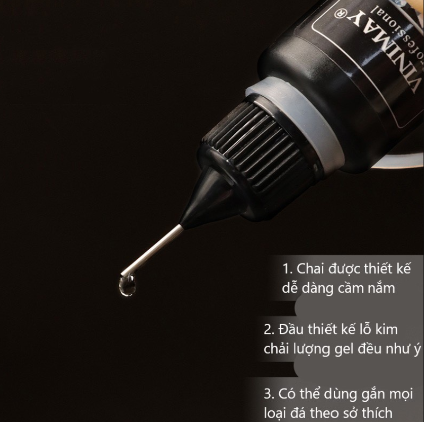 (Freeship + Sale 50%) Bút Gel đính đá, charm, nails đa năng Vinimay.