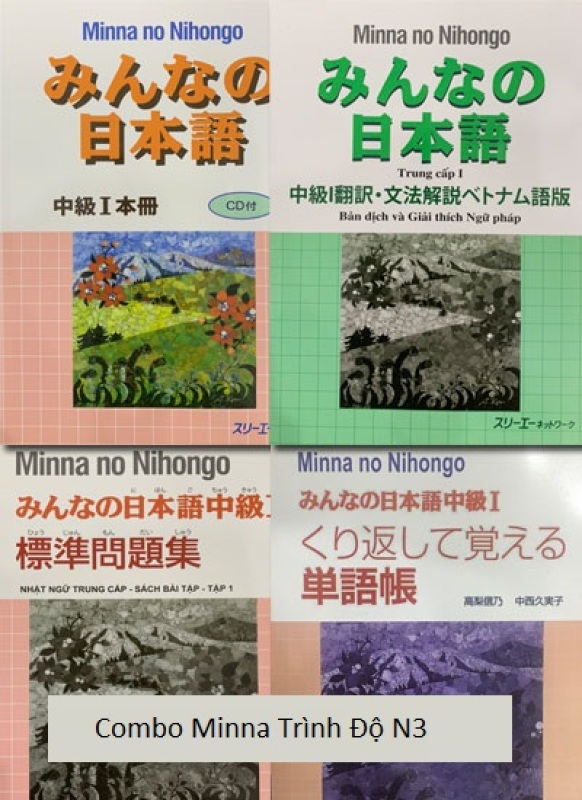Sách - Combo Minna No Nihongo Trung Cấp 1 – Trình Độ N3