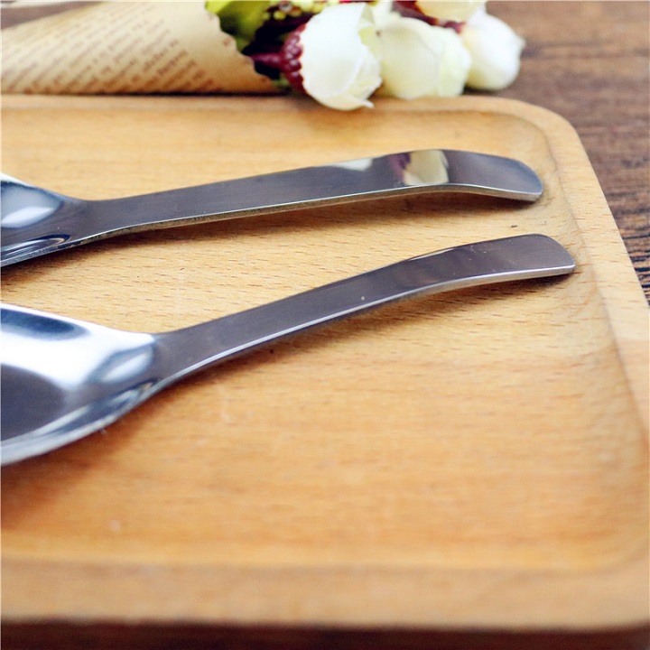 Combo 10 Thìa ăn cơm, phở inox cao cấp dày dặn sáng bóng dài 16.5cm
