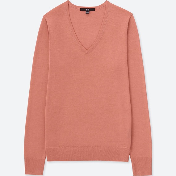Áo len nữ Extra Fine Merino Uniqlo- 408710