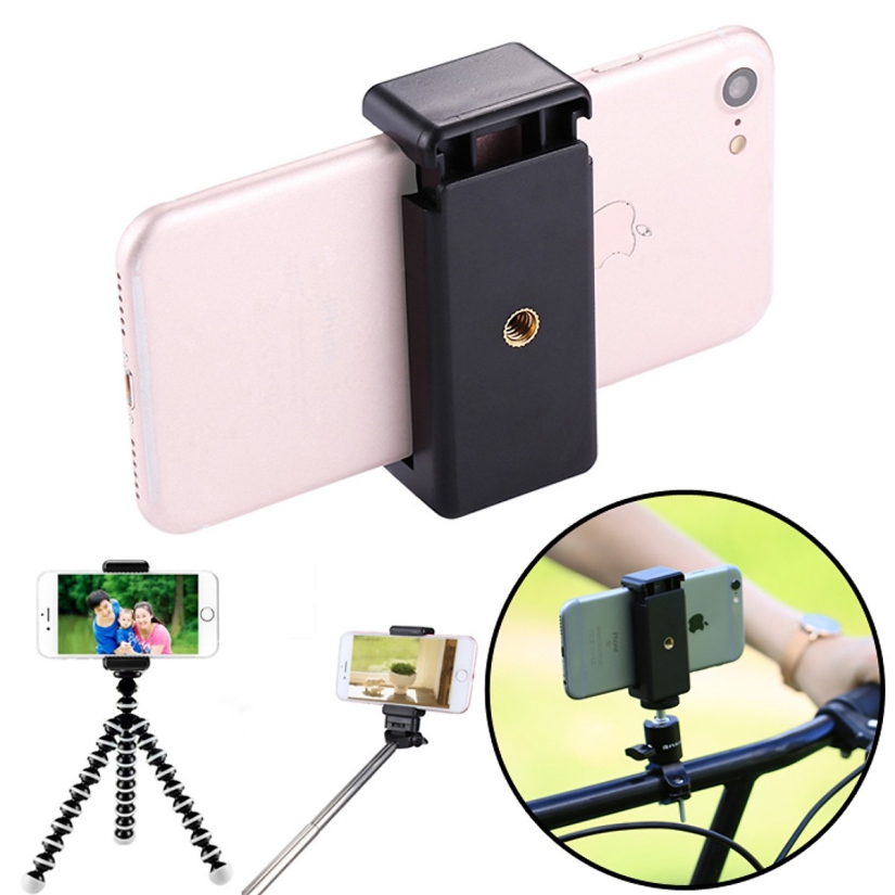 [HCM]Kẹp Điện Thoại Gắn Chân Máy Ảnh Tripod