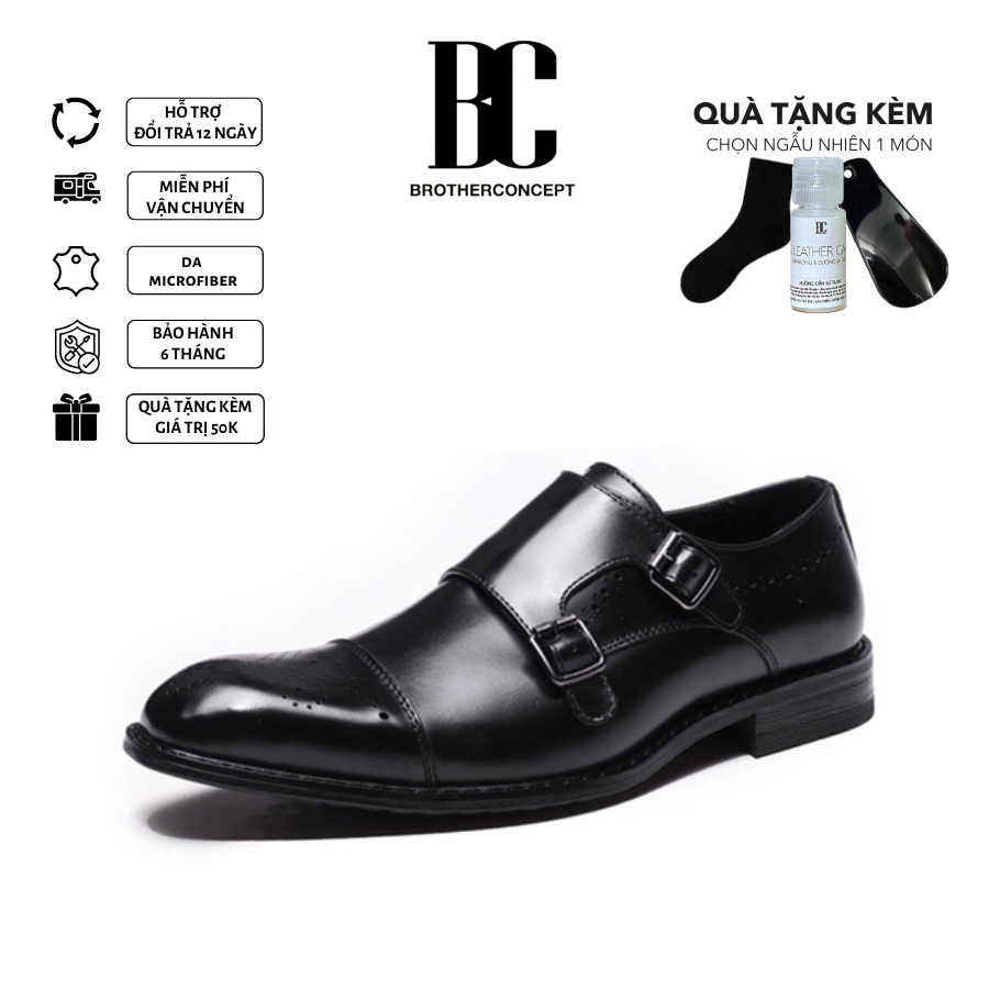 Monk Strap 2 đen