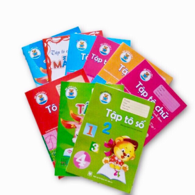 Đổ Sỉ 4.5k 1 Quyển: Sỉ 50 Quyển Vở Tập Tô Chữ số và Tô màu Cho Bé, nhiều Chủ Đề khác nhau