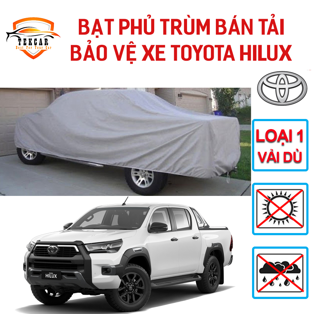 [Toyota Hilux] tarpaulin coating car pickup Toyota Hilux material of umbrella cloth Oxford high grade, durable, Boss 3 layer pickup sunscreen, anti-heat, anti-scratch, anti-rain outdoor, BAC elaborate Oto, Hoi