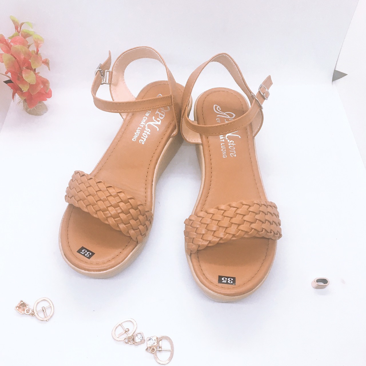 Giày Cao Gót Đế Xuồng 5p Quai Bính X013