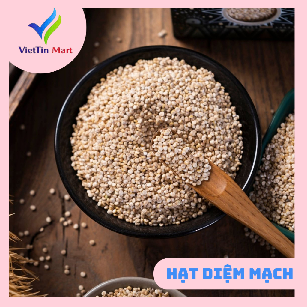 1kg Hạt diêm mạch hữu cơ (Quinoa)