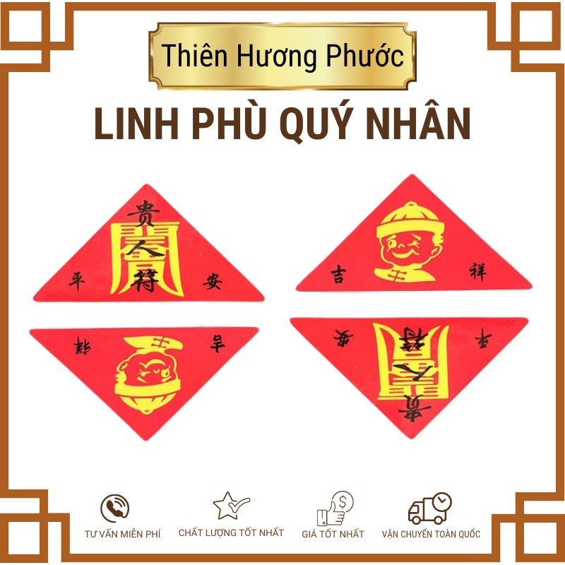Linh phù quan âm cầu may mắn bình an