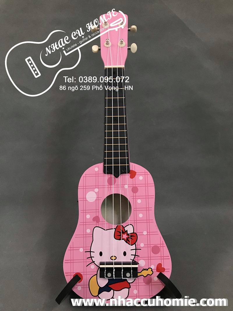 ĐÀN UKULELE SOPRANO 21INCH HELLO KITTY