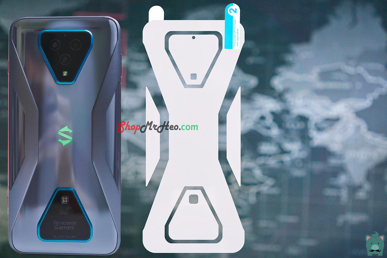 [HCM]Dán Dẻo PPF Mặt Sau Lưng Black Shark 3 - BS 3 Pro