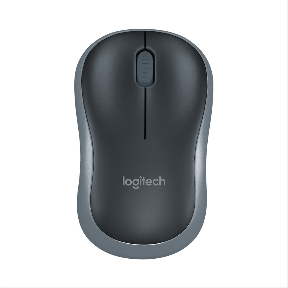 Wireless Computer Mouse Logitech M185 (Gray) -  Warranty 36 months