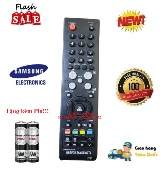 Bảng giá Remote Điều khiển tivi Samsung BN59-00507A các dòng TV LCD/LED Smart- Hàng loại tốt tặng kèm Pin!!!