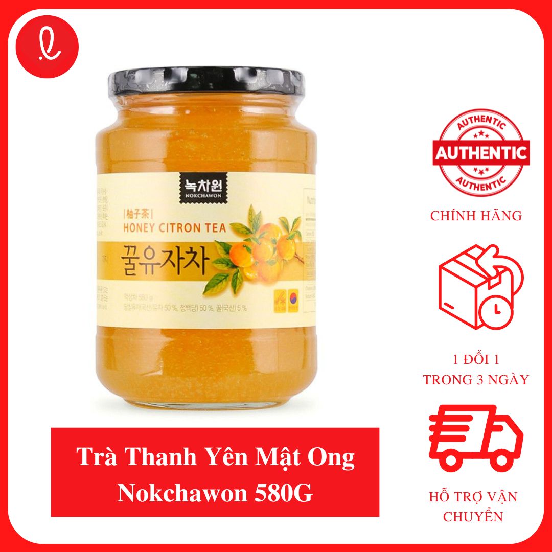 Trà thanh yên mật ong nokchawon hàn quốc hũ 580g