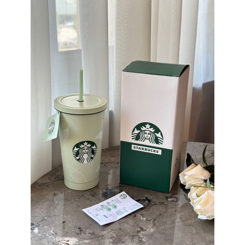 Ly Giữ Nhiệt Starbuck XANH MINT 532ml Siêu Sịn Sò ( Bình Giữ Nhiệt Xanh )
