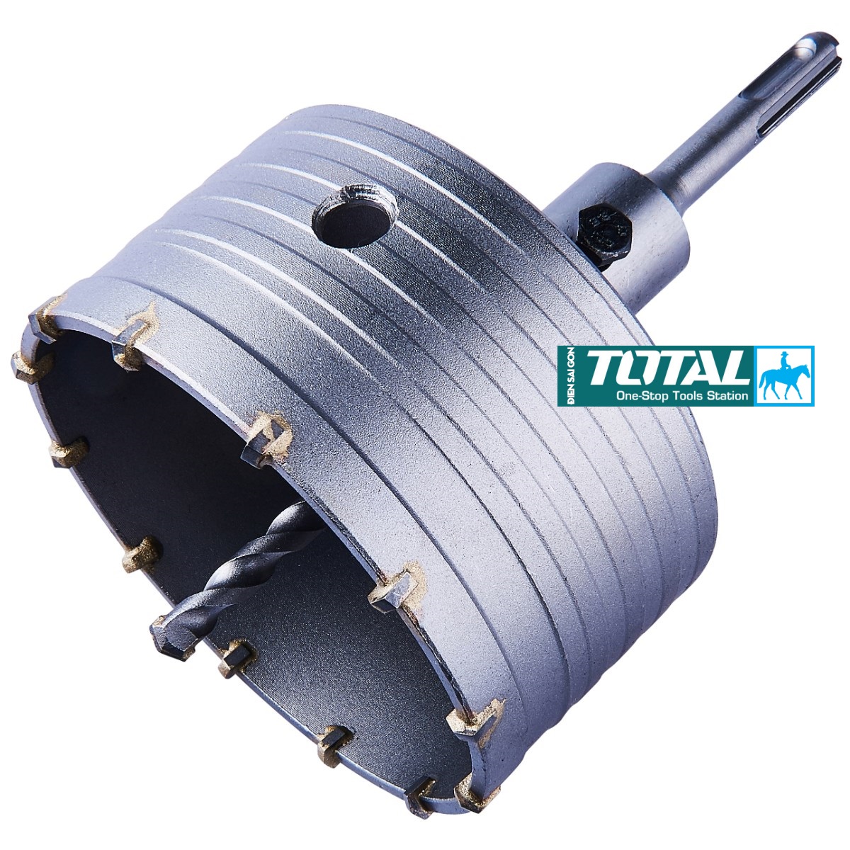 Mũi khoan lỗ khoét lỗ tường bê tông 100mm total tac431001 ingco hcb1001