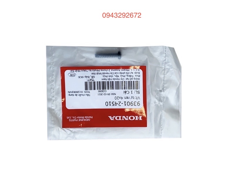 Vít tự ren 4x20 Wave 100 Honda ( 9390124510 )