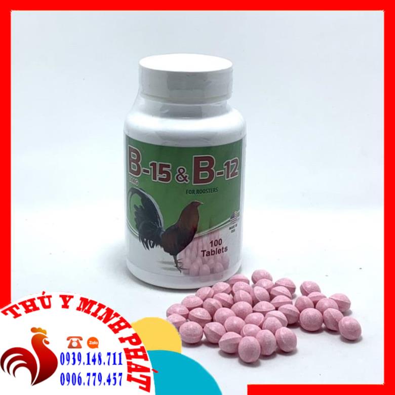 B15 & B12 50 VIÊN viên - Thuố.c gà đá