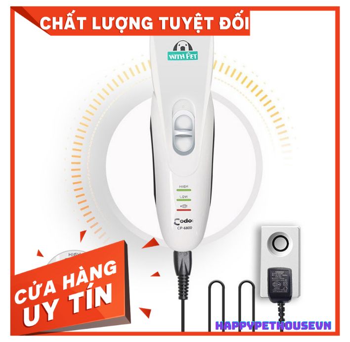 Tông đơ cạo lông cao cấp Codos CP9600 cho thú cưng chó mèo
