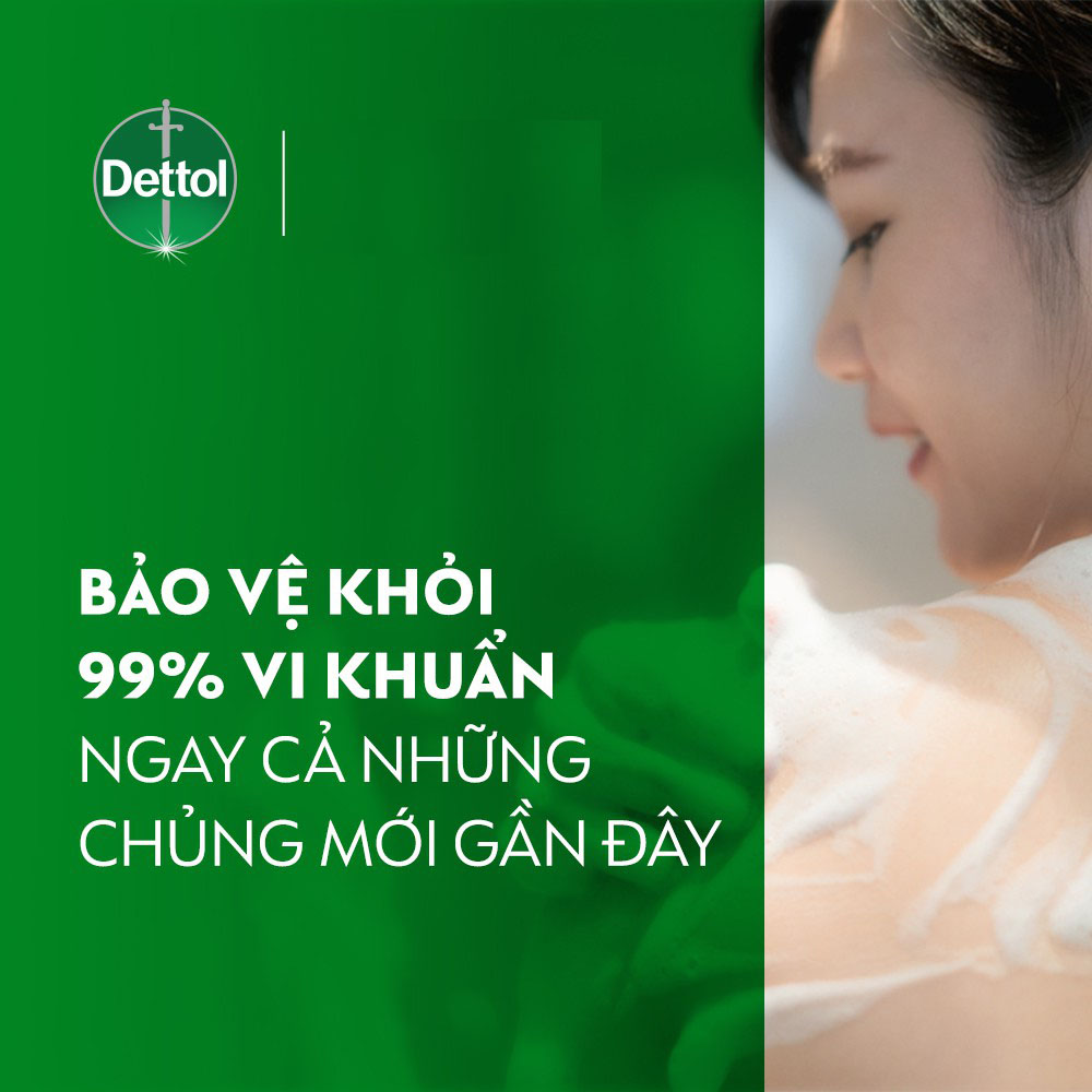 Sữa tắm Dettol kháng khuẩn - Chai 250g