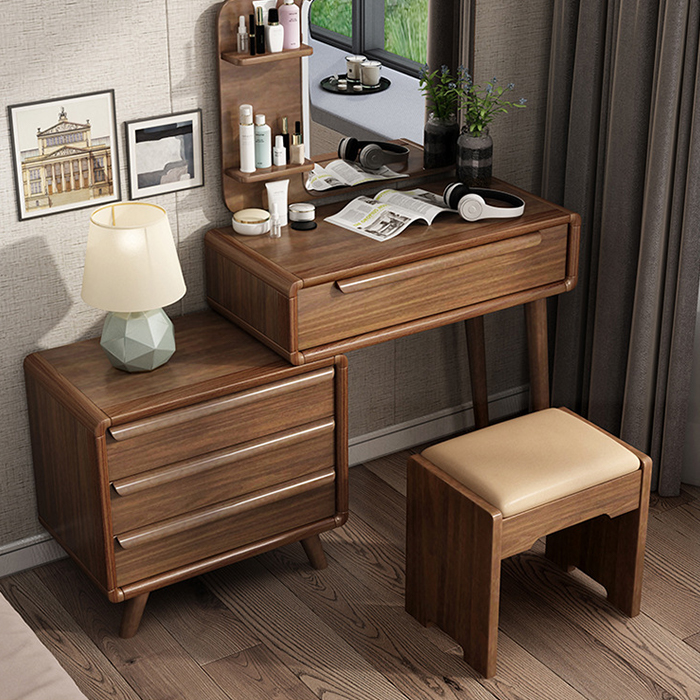Dressing table mirror luxury slip, panel page Diem bedroom, desk makeup foundation premium