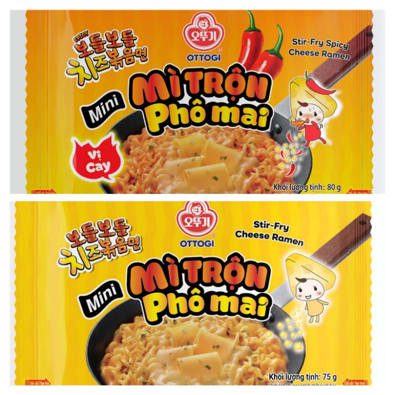 MÌ TRỘN PHÔ MAI OTTOGI MINI 80G