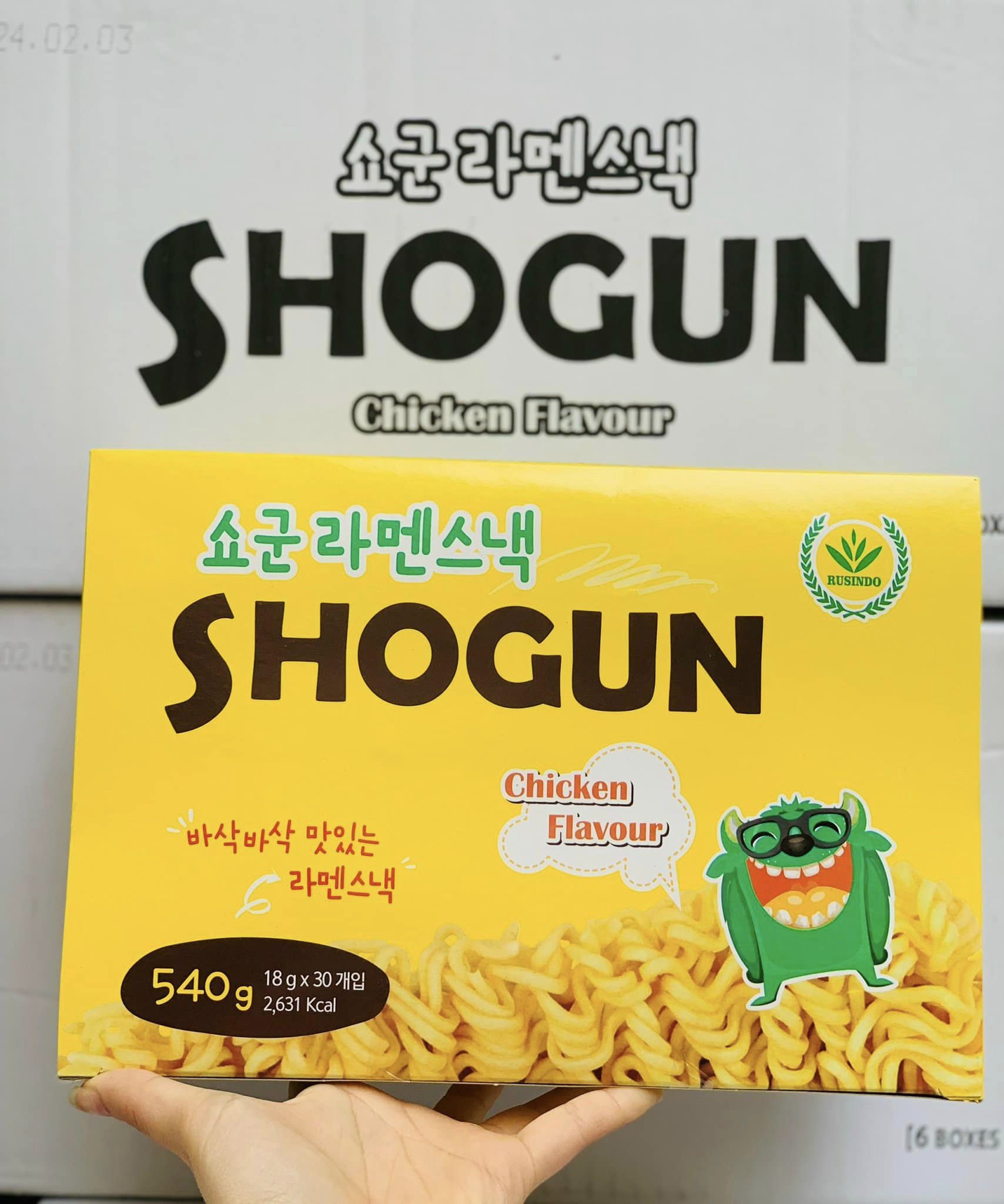 Mì Tôm Trẻ Em SHOGUN vị Phô Mai