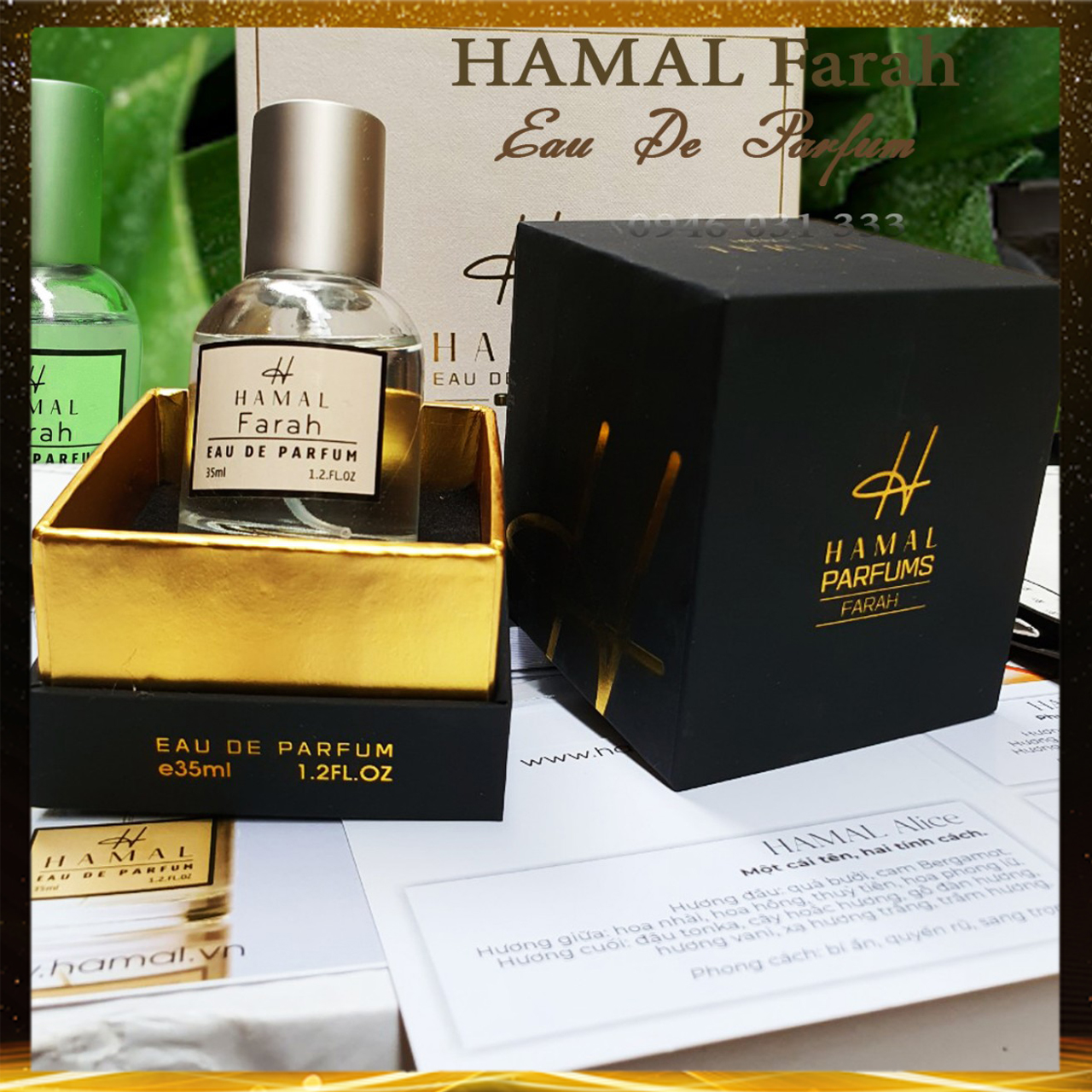 Nước hoa nam chính hãng Hamal Farah 35ml (Hàng bán chạy GIÁ SỈ)