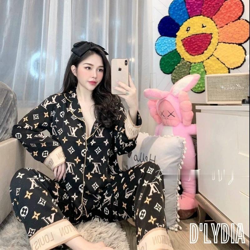 Đồ bộ nữ pijama lụa cao cấp dài tay D'LYDIA DN05