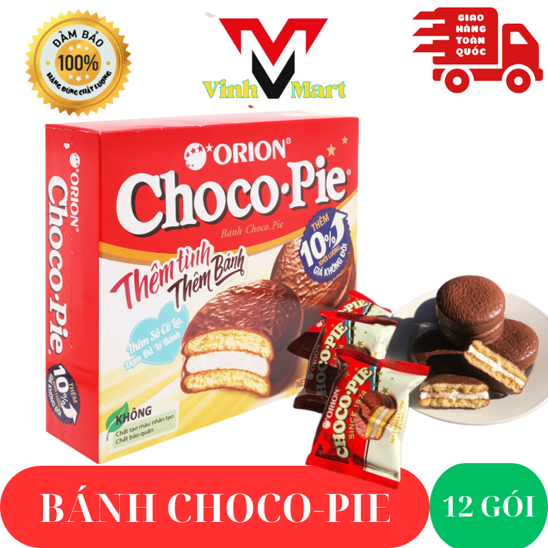 Bánh chocopie hộp 12 cái