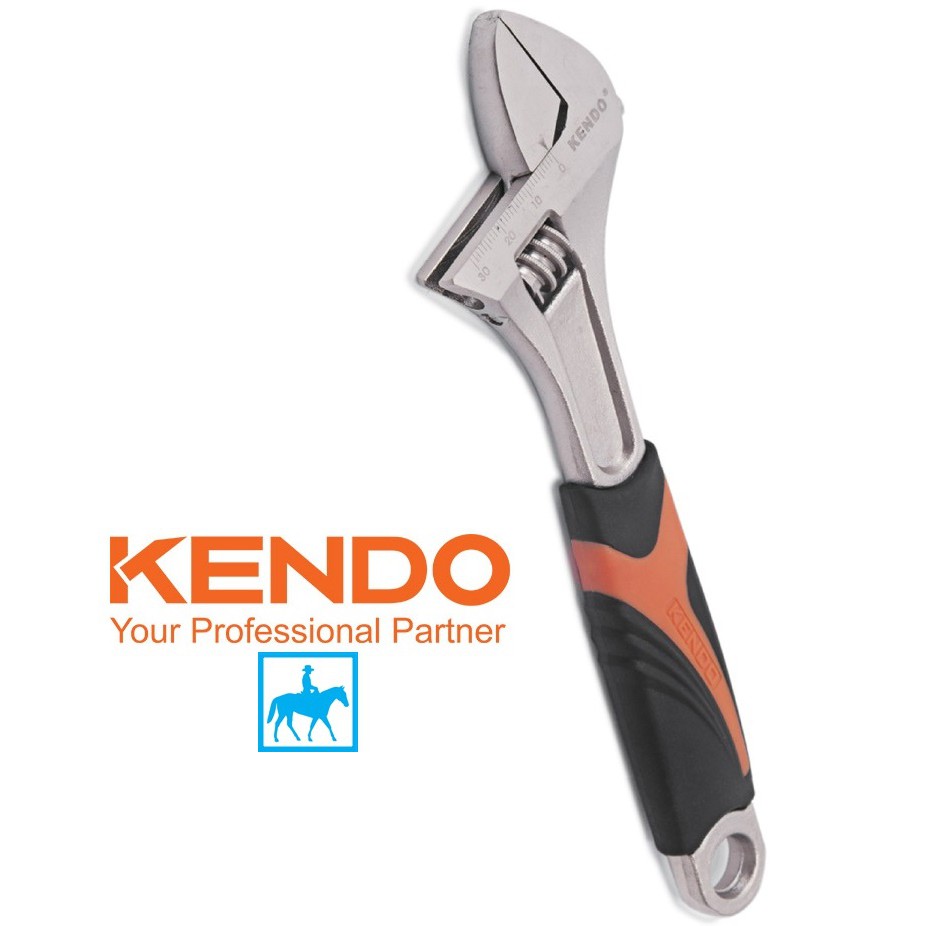 Cờ lê mỏ lết 6inch 150mm mở miệng 25mm cs tpr kendo 15101