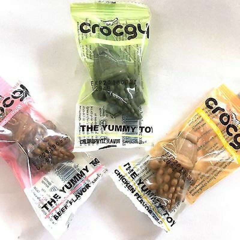 Bánh mài răng Crocgy -hình cá sấu -chính hãng Thái Lan cho chó mèo - hamster