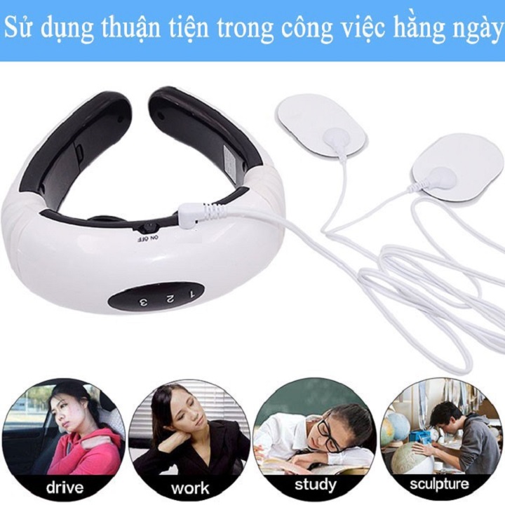 Máy matxa Cầm Tay,máy matxa tự động ,Máy massage cổ vai gáy Xung Điện Từ Cao Cấp,Máy massage cổ vai gáy