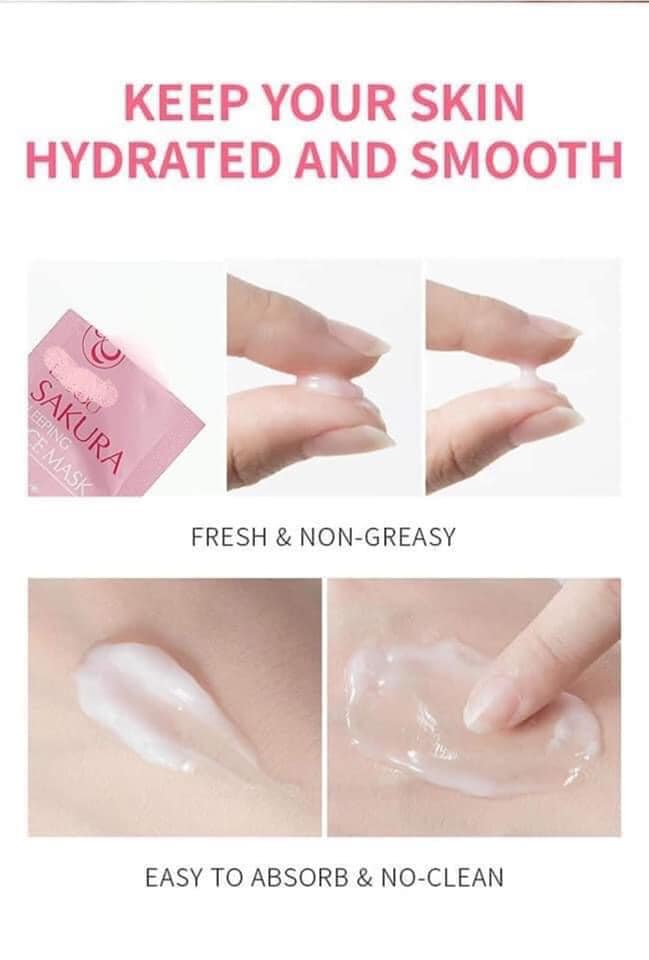 Bịch 15 gói Sleeping Mask LAIKOU Hoa Anh Đào Sakura