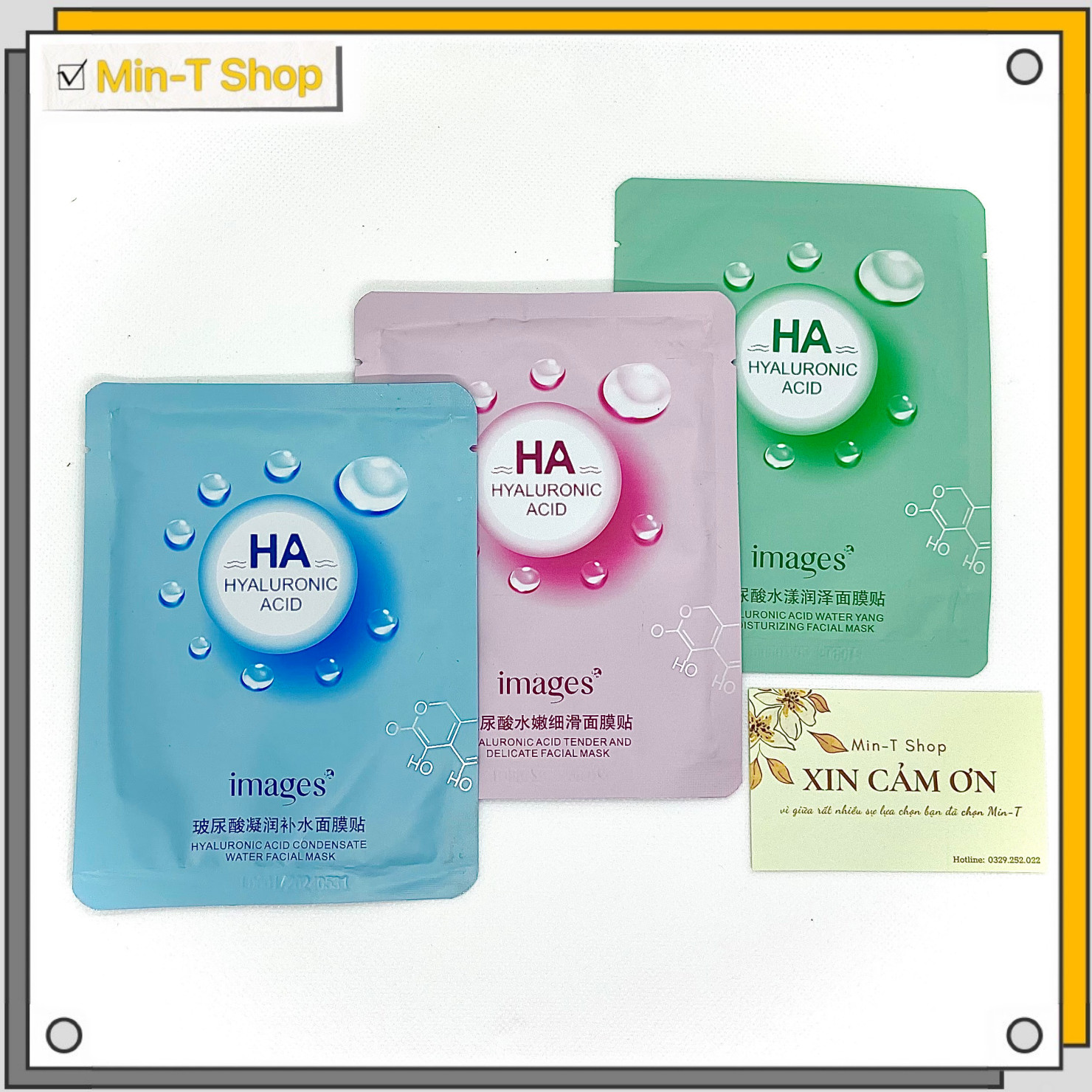 (CHÍNH HÃNG) Mặt nạ giấy dưỡng trắng da mụn cấp ẩm cao cấp