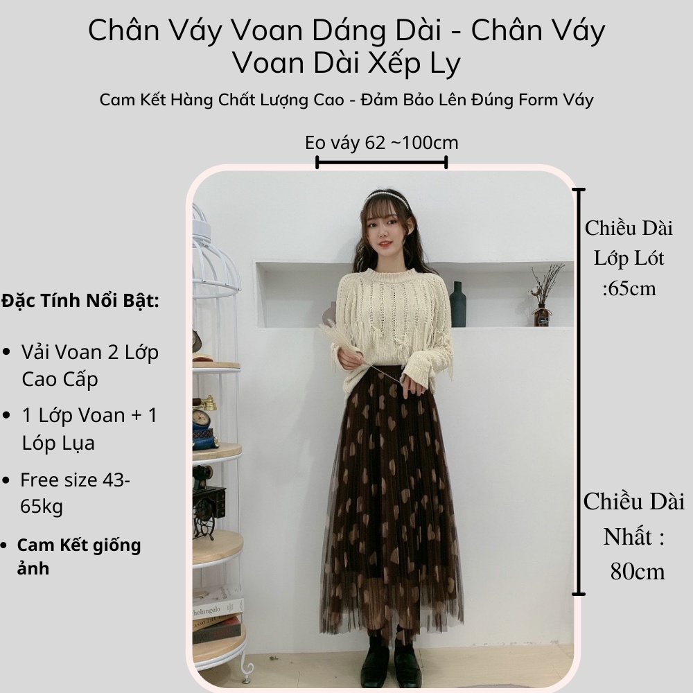 Chân VáY XếP LY DàI Voan giá rẻ Tháng 1,2024|BigGo Việt Nam