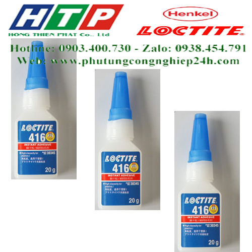 Thông tin kỹ thuật keo loctite 416 - 20gr