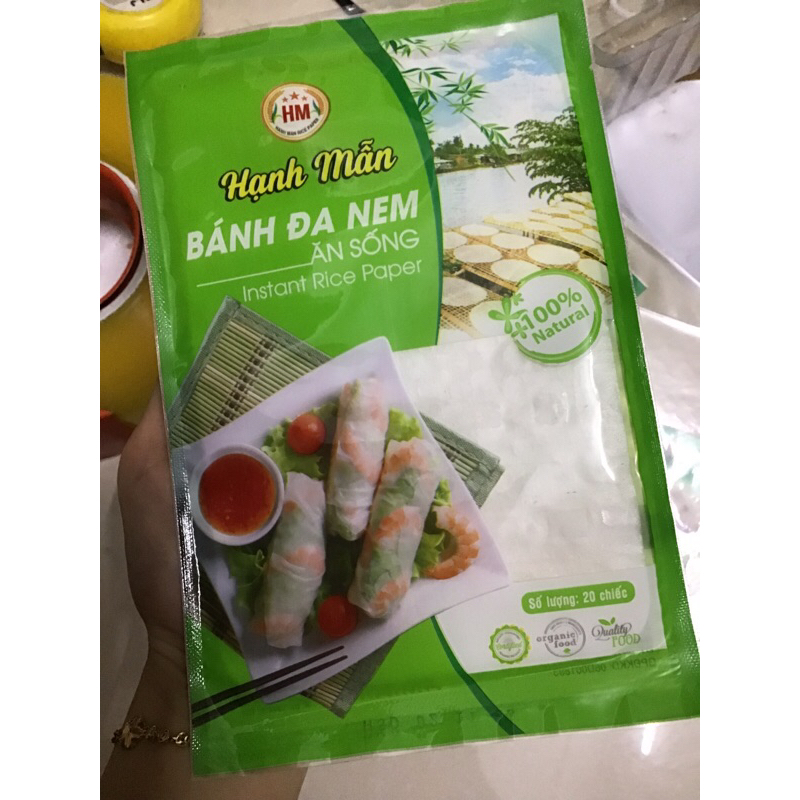 Bánh đa nem ăn sống gói 40 lá - vỏ cuốn nem chả