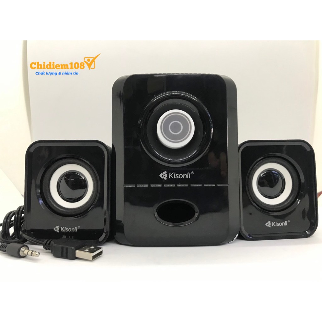 Bộ loa vi tính 2.1 kisonli u2900 (màu ngẫu nhiên)
