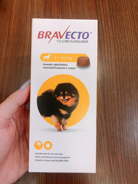 Bravecto dành cho chó 2-4,5kg