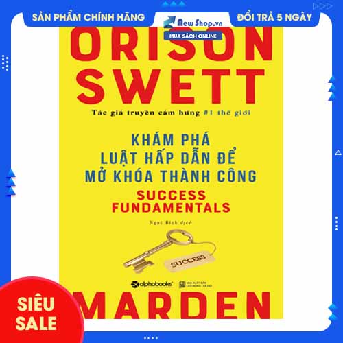 Sách - khám phá luật hấp dẫn để mở khóa thành công - newshop