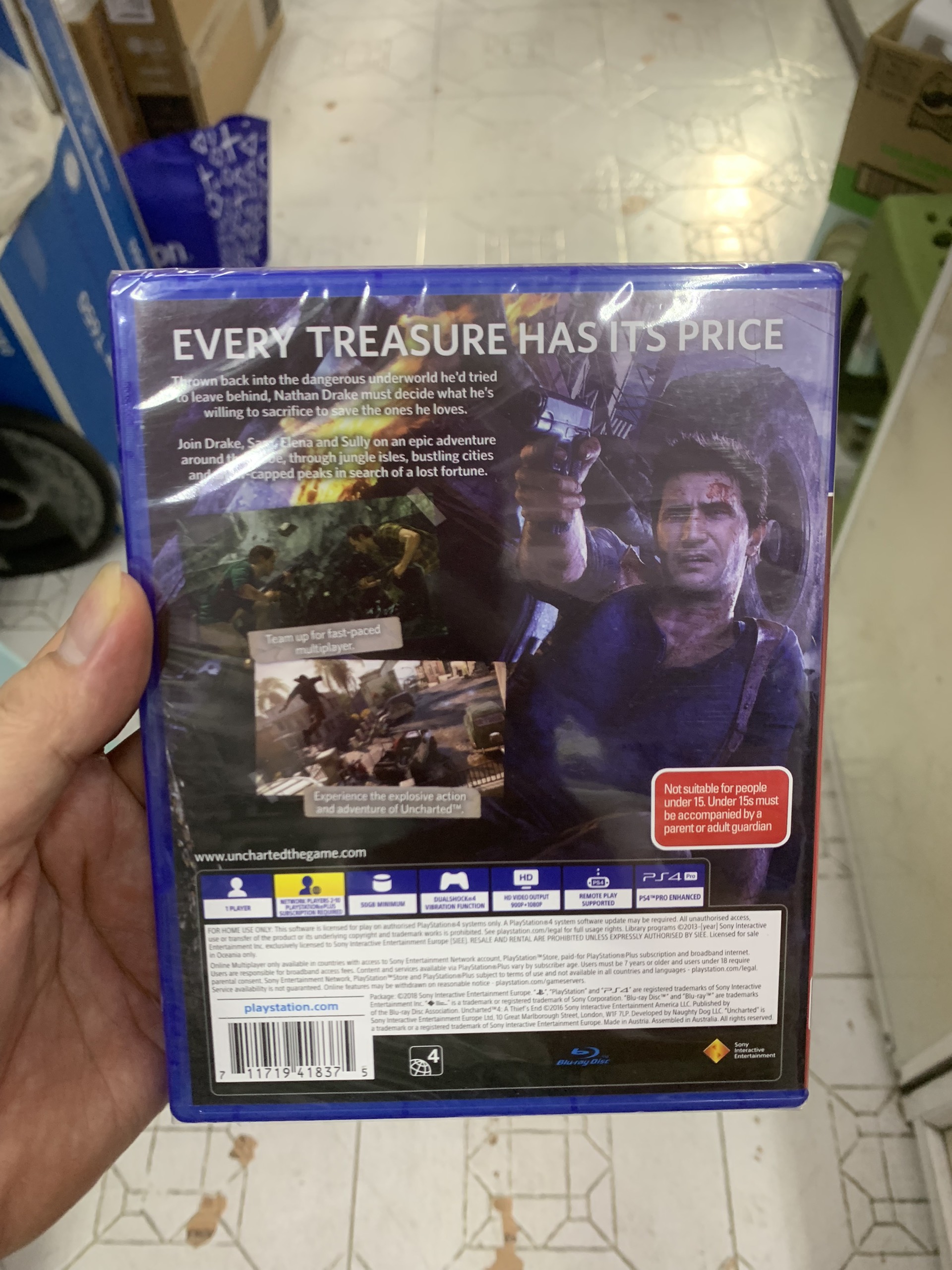 Đĩa Game PS4 Uncharted 4 A Thief’s End