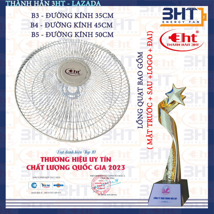 6 Bộ lồng quạt, 30cm và 40cm.