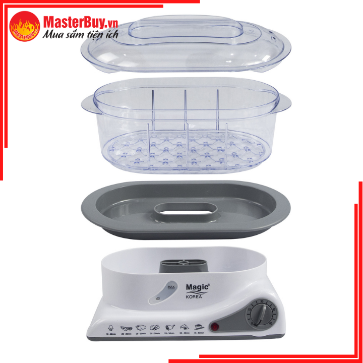 Máy Hấp Thực Phẩm Đa Năng 3 Tầng Magic A-61